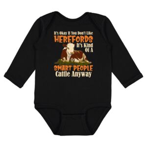 Infant Fine Jersey Long Sleeve Bodysuit Thumbnail