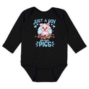 Infant Fine Jersey Long Sleeve Bodysuit Thumbnail