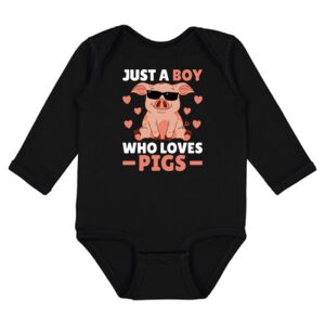 Infant Fine Jersey Long Sleeve Bodysuit Thumbnail