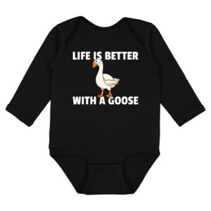 Infant Fine Jersey Long Sleeve Bodysuit Thumbnail