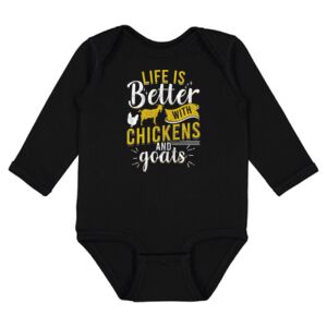 Infant Fine Jersey Long Sleeve Bodysuit Thumbnail