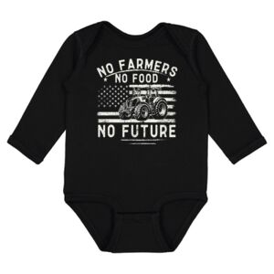 Infant Fine Jersey Long Sleeve Bodysuit Thumbnail