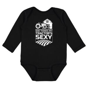 Infant Fine Jersey Long Sleeve Bodysuit Thumbnail