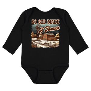 Infant Fine Jersey Long Sleeve Bodysuit Thumbnail