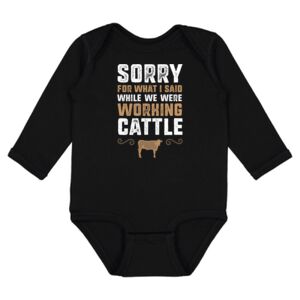 Infant Fine Jersey Long Sleeve Bodysuit Thumbnail