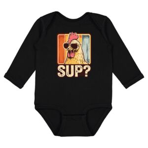 Infant Fine Jersey Long Sleeve Bodysuit Thumbnail