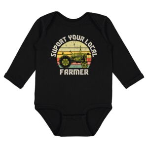 Infant Fine Jersey Long Sleeve Bodysuit Thumbnail