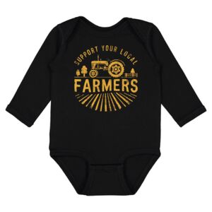 Infant Fine Jersey Long Sleeve Bodysuit Thumbnail