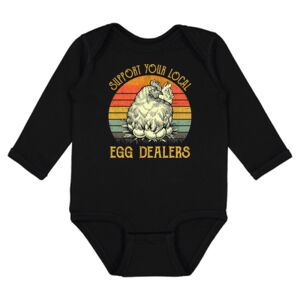 Infant Fine Jersey Long Sleeve Bodysuit Thumbnail