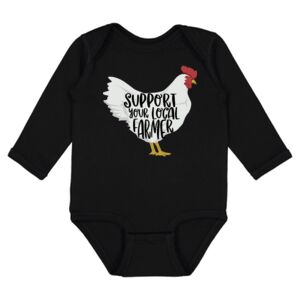 Infant Fine Jersey Long Sleeve Bodysuit Thumbnail