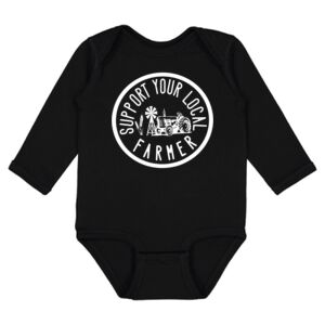 Infant Fine Jersey Long Sleeve Bodysuit Thumbnail
