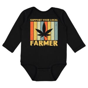 Infant Fine Jersey Long Sleeve Bodysuit Thumbnail