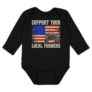 Infant Fine Jersey Long Sleeve Bodysuit Thumbnail