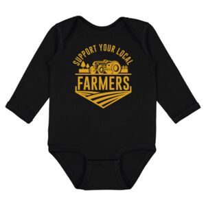Infant Fine Jersey Long Sleeve Bodysuit Thumbnail