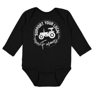 Infant Fine Jersey Long Sleeve Bodysuit Thumbnail