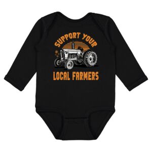 Infant Fine Jersey Long Sleeve Bodysuit Thumbnail