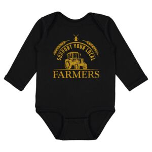 Infant Fine Jersey Long Sleeve Bodysuit Thumbnail