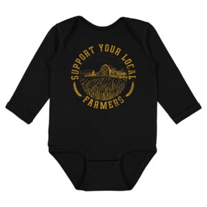 Infant Fine Jersey Long Sleeve Bodysuit Thumbnail
