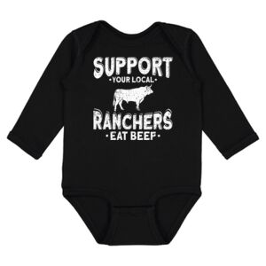 Infant Fine Jersey Long Sleeve Bodysuit Thumbnail
