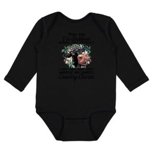 Infant Fine Jersey Long Sleeve Bodysuit Thumbnail