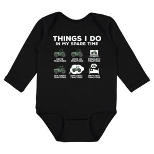 Infant Fine Jersey Long Sleeve Bodysuit Thumbnail