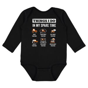 Infant Fine Jersey Long Sleeve Bodysuit Thumbnail