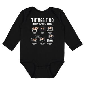 Infant Fine Jersey Long Sleeve Bodysuit Thumbnail