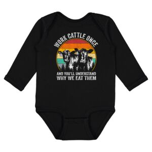 Infant Fine Jersey Long Sleeve Bodysuit Thumbnail
