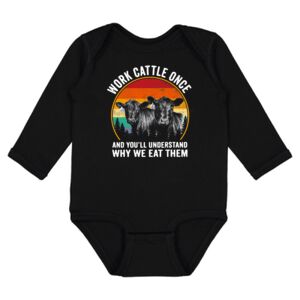Infant Fine Jersey Long Sleeve Bodysuit Thumbnail