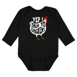 Infant Fine Jersey Long Sleeve Bodysuit Thumbnail