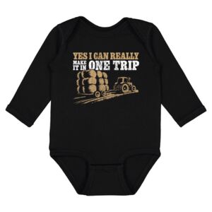 Infant Fine Jersey Long Sleeve Bodysuit Thumbnail