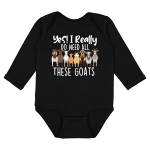 Infant Fine Jersey Long Sleeve Bodysuit Thumbnail