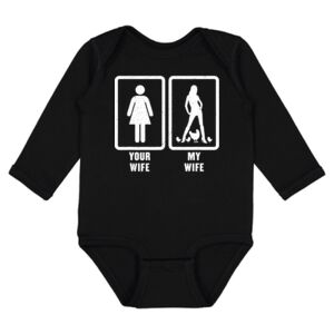 Infant Fine Jersey Long Sleeve Bodysuit Thumbnail