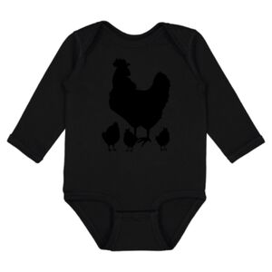 Infant Fine Jersey Long Sleeve Bodysuit Thumbnail