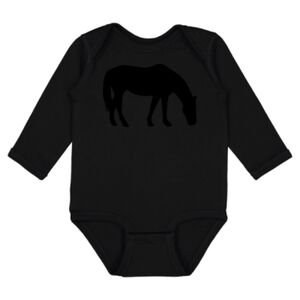 Infant Fine Jersey Long Sleeve Bodysuit Thumbnail