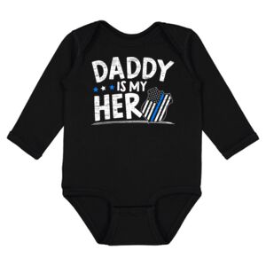 Infant Fine Jersey Long Sleeve Bodysuit Thumbnail