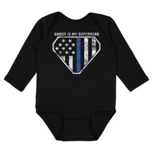 Infant Fine Jersey Long Sleeve Bodysuit Thumbnail