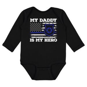 Infant Fine Jersey Long Sleeve Bodysuit Thumbnail