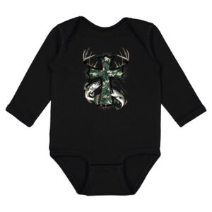 Infant Fine Jersey Long Sleeve Bodysuit Thumbnail