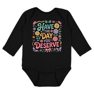 Infant Fine Jersey Long Sleeve Bodysuit Thumbnail