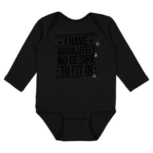 Infant Fine Jersey Long Sleeve Bodysuit Thumbnail
