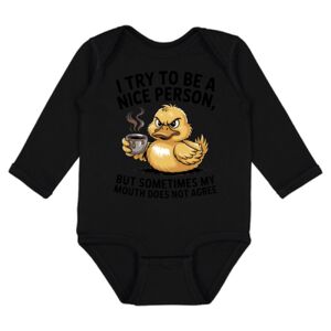 Infant Fine Jersey Long Sleeve Bodysuit Thumbnail