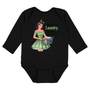 Infant Fine Jersey Long Sleeve Bodysuit Thumbnail
