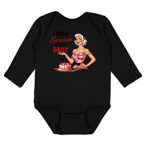 Infant Fine Jersey Long Sleeve Bodysuit Thumbnail