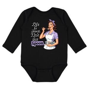 Infant Fine Jersey Long Sleeve Bodysuit Thumbnail