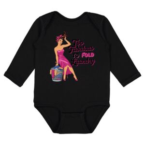Infant Fine Jersey Long Sleeve Bodysuit Thumbnail