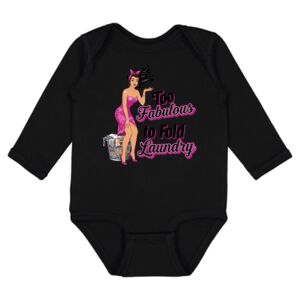 Infant Fine Jersey Long Sleeve Bodysuit Thumbnail