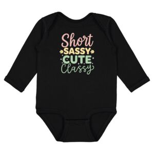 Infant Fine Jersey Long Sleeve Bodysuit Thumbnail