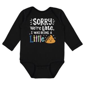 Infant Fine Jersey Long Sleeve Bodysuit Thumbnail