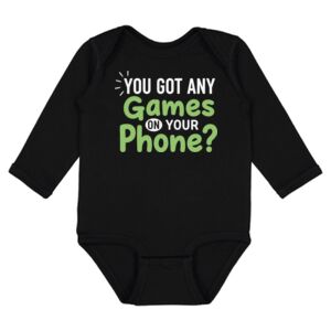 Infant Fine Jersey Long Sleeve Bodysuit Thumbnail